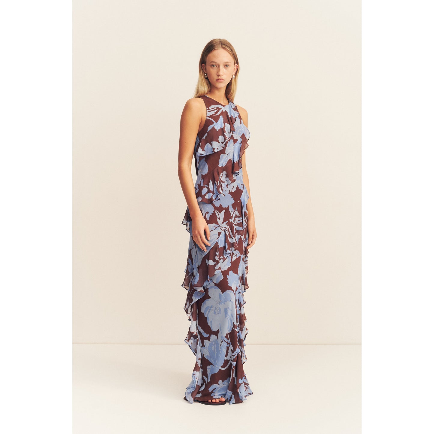 Olsen Ruffle Maxi Dress