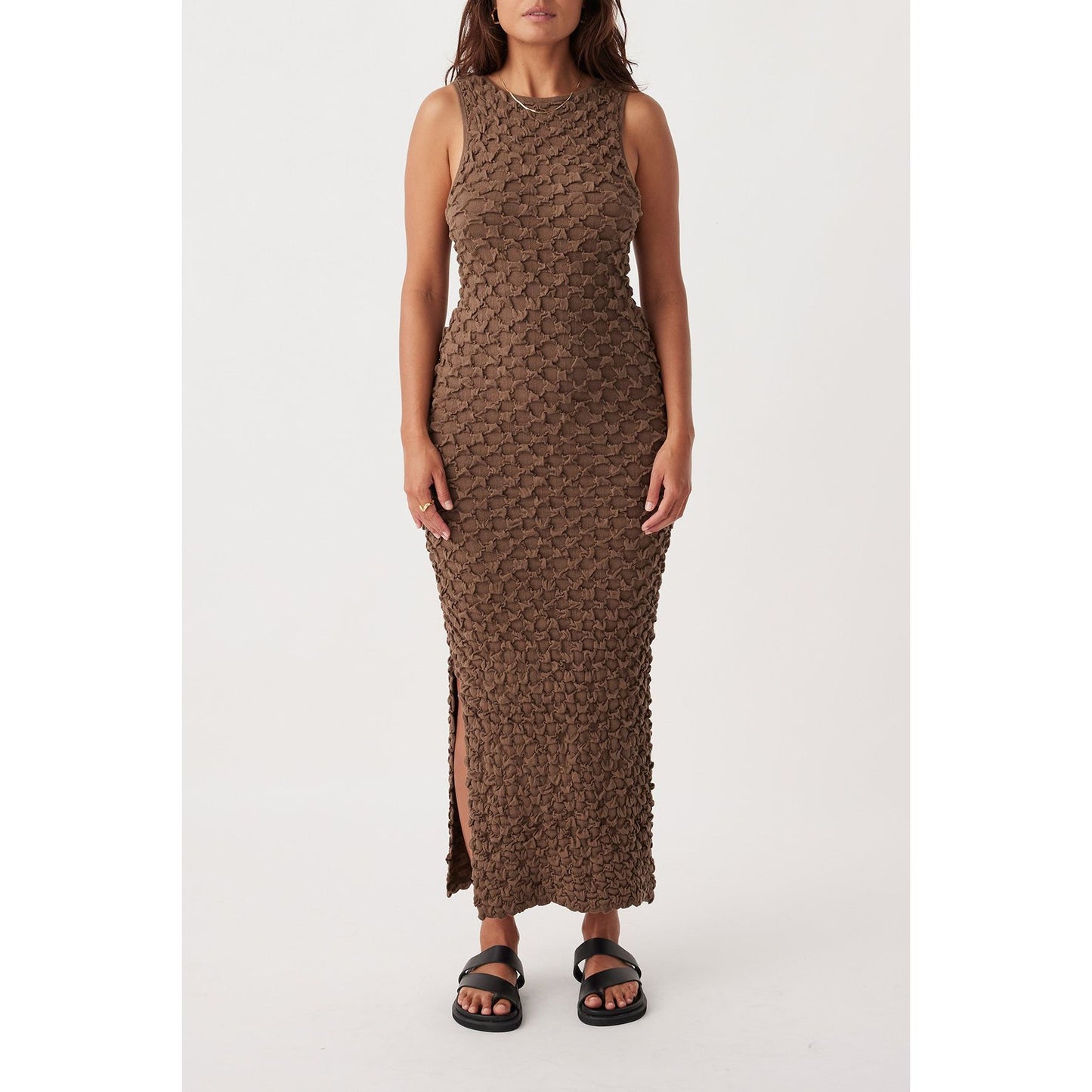 Mila Reversible Textured Dress