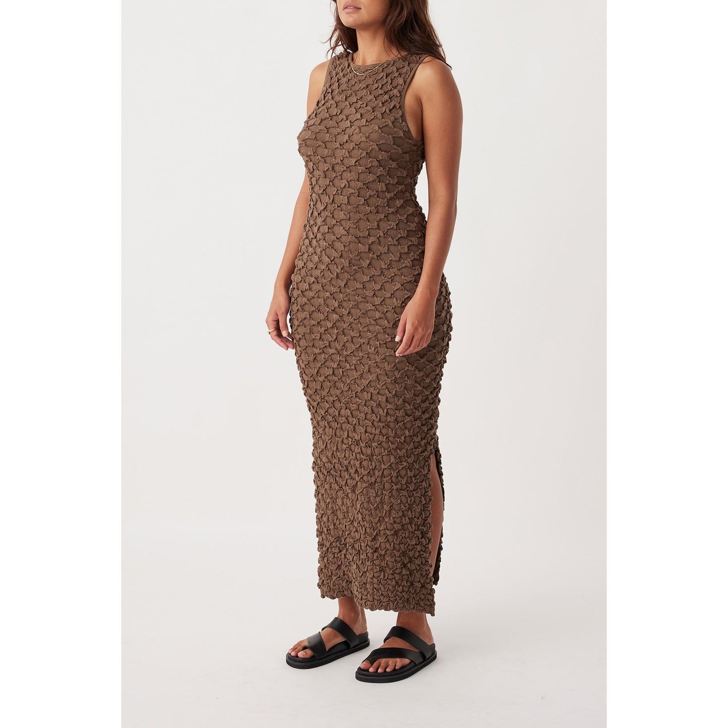 Mila Reversible Textured Dress