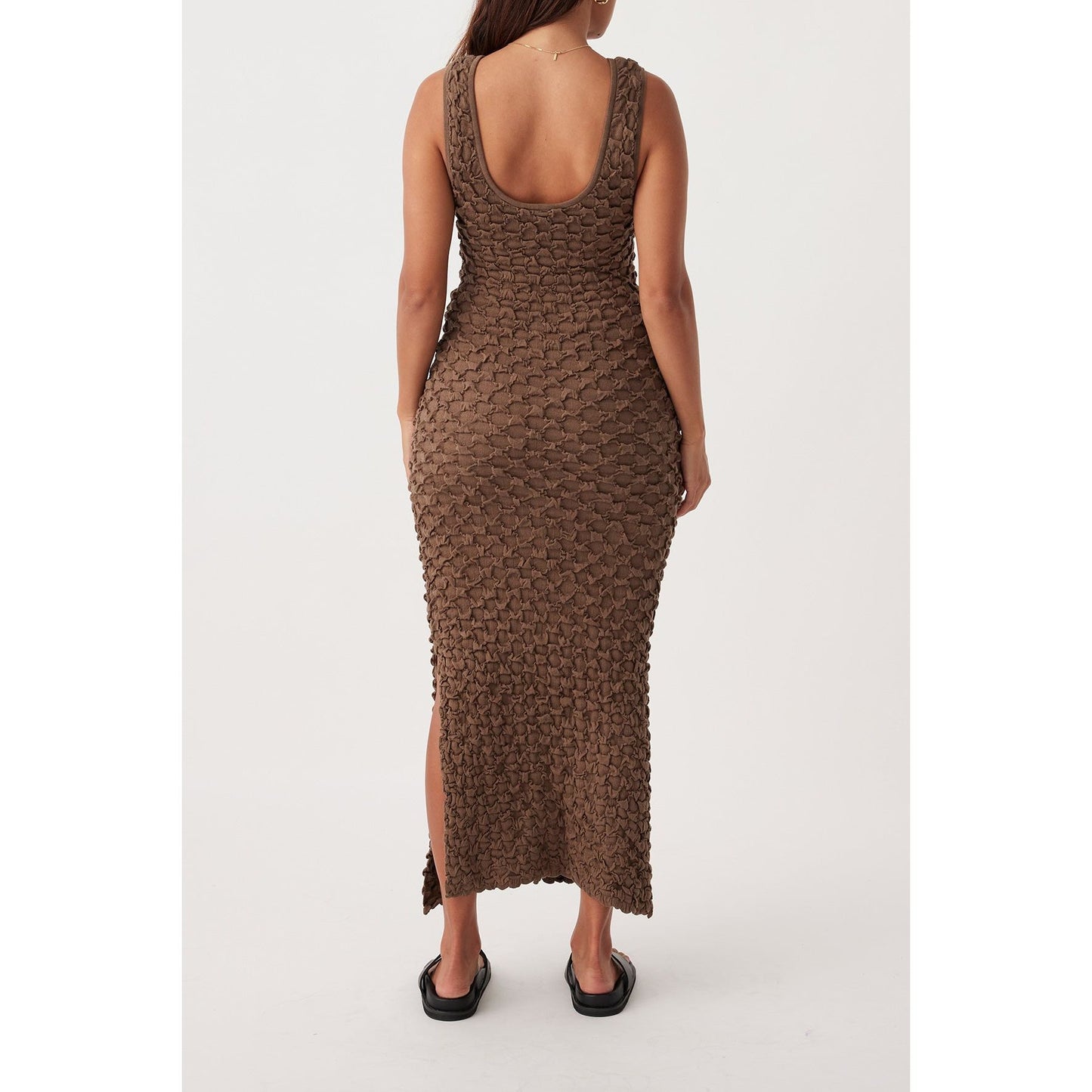 Mila Reversible Textured Dress