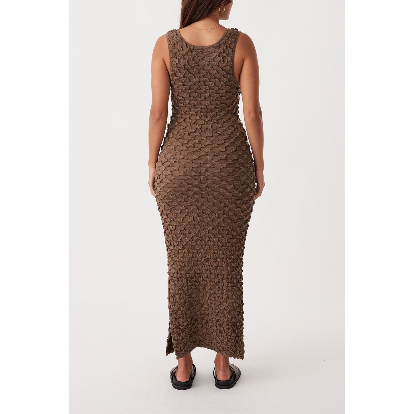 Mila Reversible Textured Dress