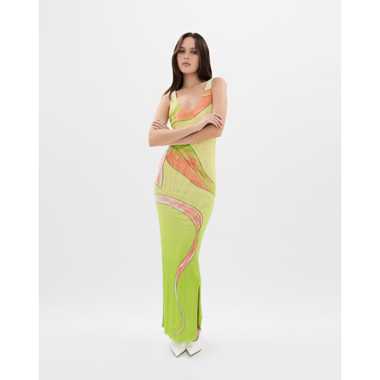 Havana Rise Mesh Maxi Dress