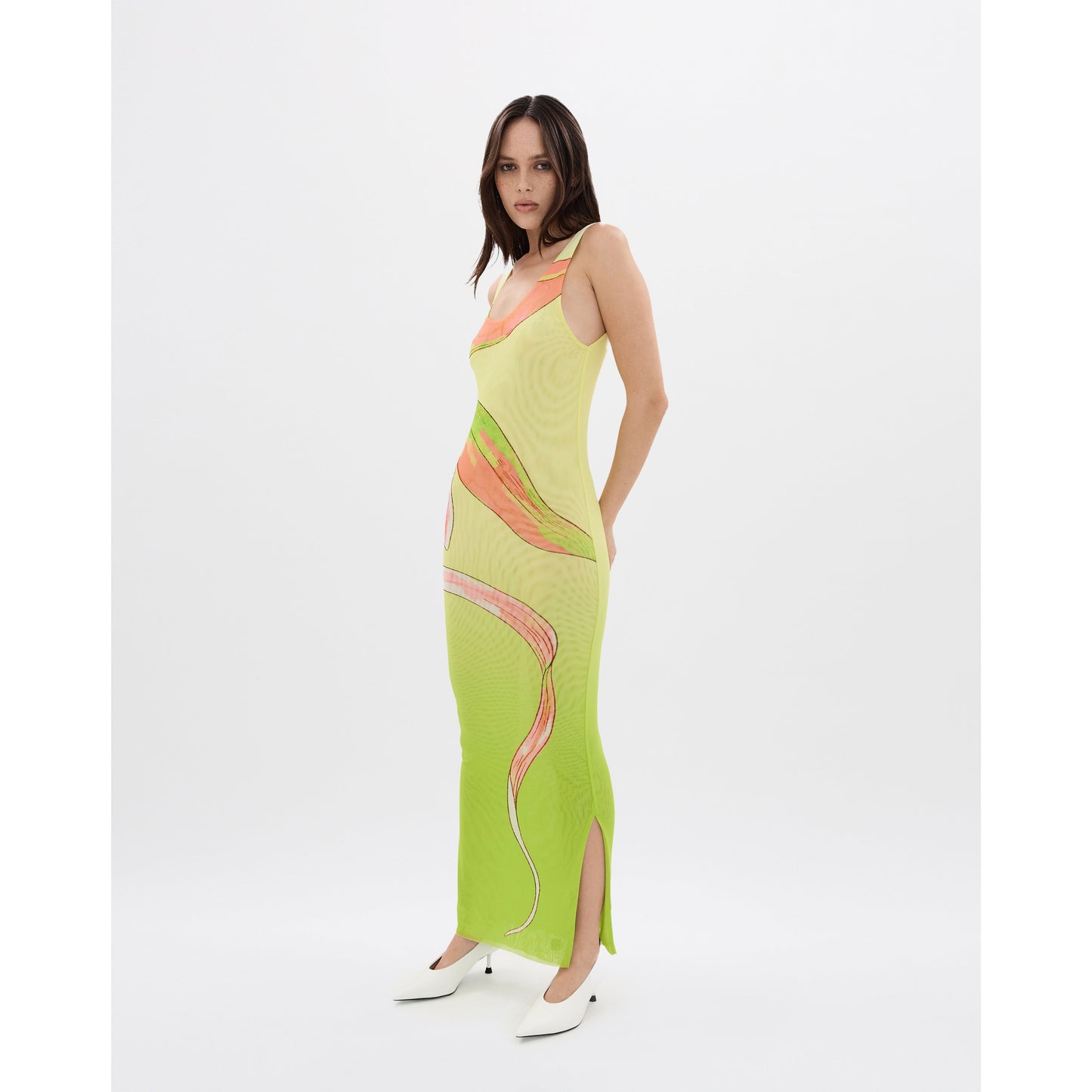 Havana Rise Mesh Maxi Dress