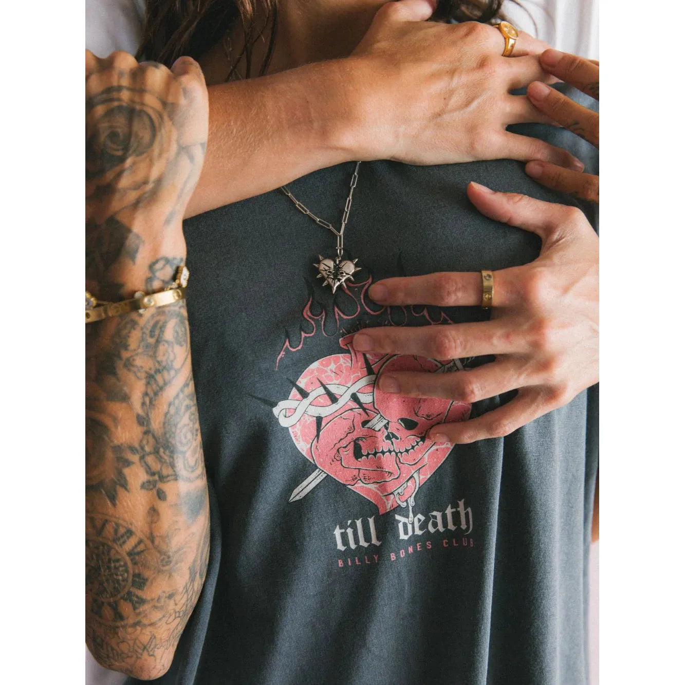 Til Death 3.0 Tee - Washed Black