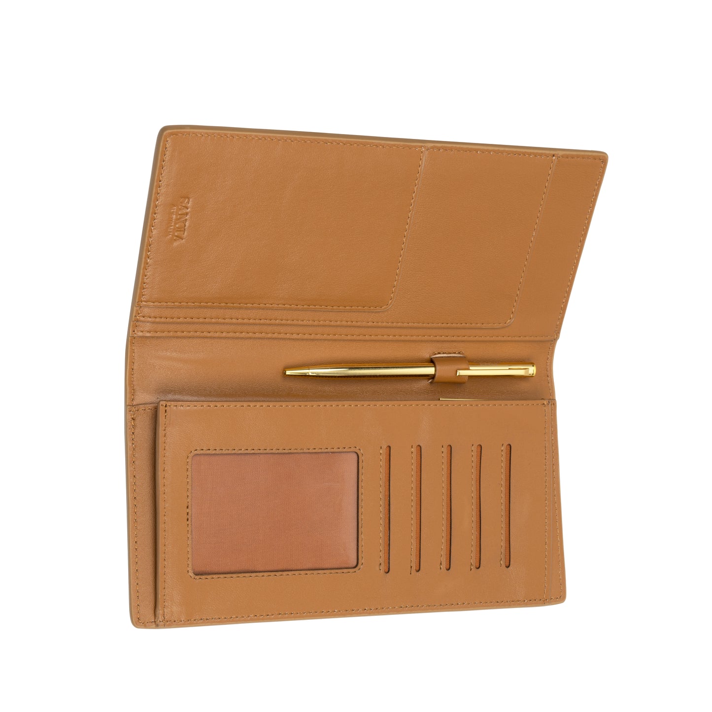 The Faro Travel Wallet - Latte